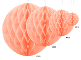 Honeycomb Ball, light peach, 40cm