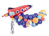 Balloon garland - Rocket, mix, 154x130cm