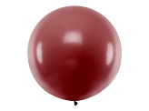 Runder Riesenballon 1m, Pastel Burgundy