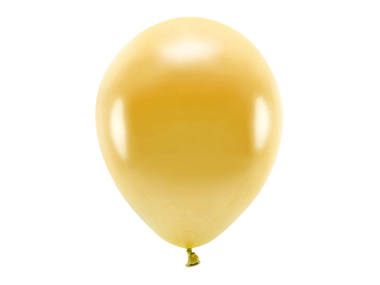 Eco Balloons 30cm metallic, gold (1 pkt / 10 pc.)