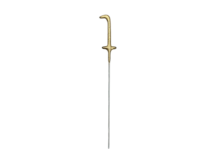 Zimne ognie Cyfra 1, złoty, 15cm