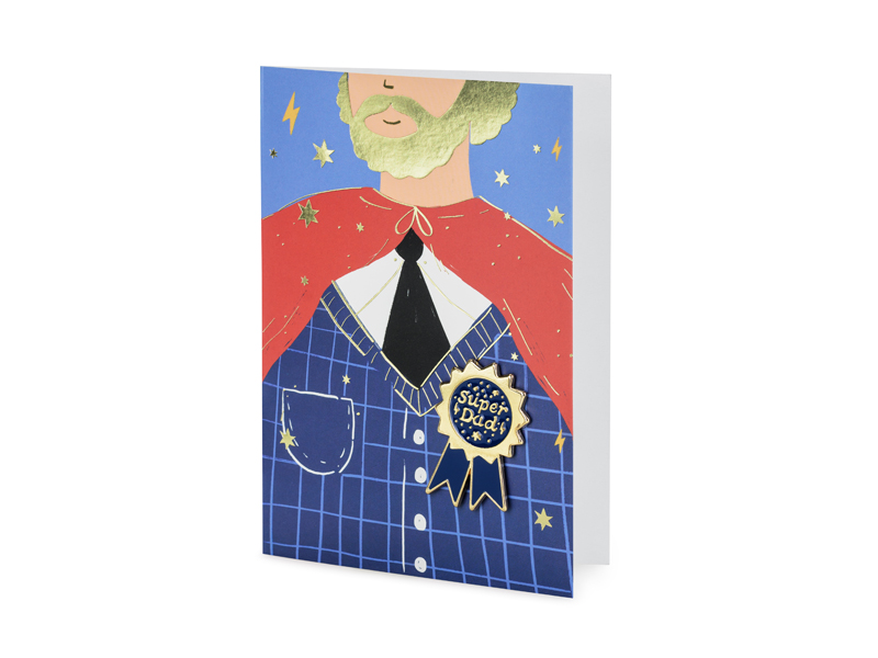 Grattiskort – enamel pin Cotillion – 11x15.5 cm