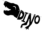 Banner Dinosaurs - Dino Party, 20x90 cm