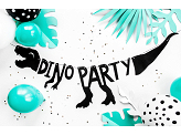 Banner Dinosaurs - Dino Party, 20x90 cm
