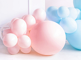 Ballon rond 60cm, Rose pâle pastel