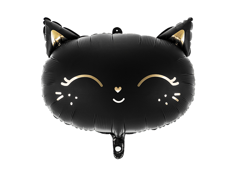 Folieballong – svart – 48x36 cm