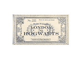 Serwetki Harry Potter Bilet London to Hogwarts, 33x40 cm, beżowe (1 op. / 20 szt.)