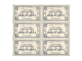 Serwetki Harry Potter Bilet London to Hogwarts, 33x40 cm, beżowe (1 op. / 20 szt.)