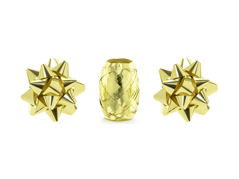 Plastband – guld – 3-pack