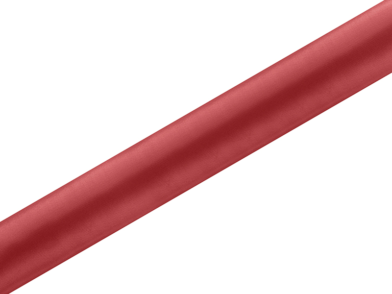 Satin – röd – 36 cm – 9 m