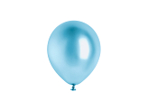 Glossy Ballons 12cm, blau (1 VPE / 50 Stk.)