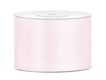 Satin Ribbon, light powder pink, 50mm/25m