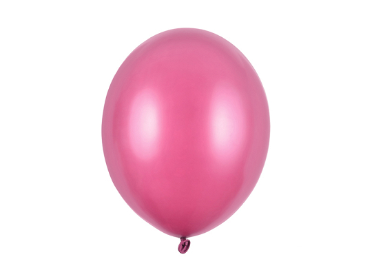 Ballons Strong 30 cm, Rose chaud métallique (1 pqt. / 100 pc.)