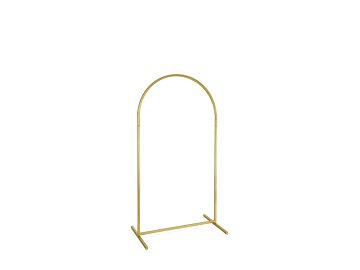 Backdrop stand, mini arch, gold, 80x150 cm