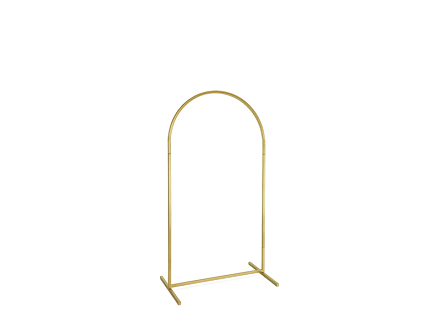 Support de fond, mini arc, doré, 80x150 cm