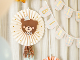 Decorative Rosettes Bear, set, 30-35 cm (1 pkt / 2 pc.)