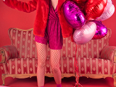 Ballon Mylar Coeur, 45cm, rouge