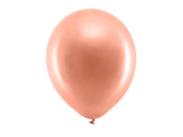 Ballons Rainbow 30cm, metallisiert, roségold (1 VPE / 100 Stk.)