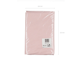 Nappe rose pâle, 230cm