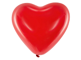 Ballons 16'' Coeur, Rouge pastel (1 pqt. / 100 pc.)