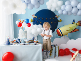 Balloon cake topper Plane, mix, 29 cm