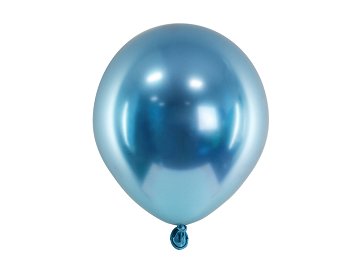 Glossy Balloons 12 cm, blue (1 pkt / 50 pc.)