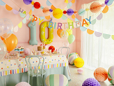 Balloons 30 cm, Confetti, mix (1 pkt / 6 pc.)