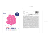 Ballons 30 cm, Rose chaud pastel (1 pqt. / 10 pc.)