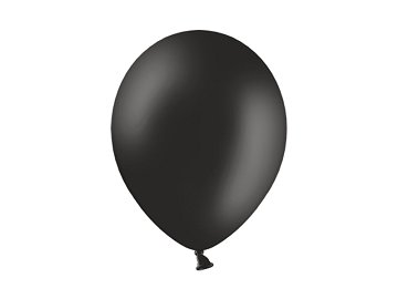 Balony 27cm, Pastel Black (1 op. / 100 szt.)