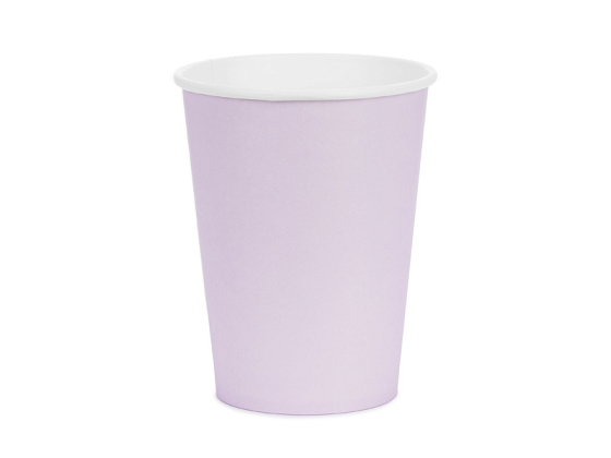 Paper Cups, lavender, 250ml (1 pkt / 6 pc.)