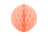 Honeycomb Ball, light peach, 30cm