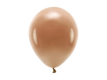 Ballons Eco 26 cm pastel, brun chocolat (1 pqt. / 100 pc.)