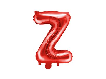 Folienballon Buchstabe ''Z'', 35cm, rot