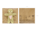 Serviettes Gingerbread Man, 16x13cm (1 pqt. / 20 pc.)