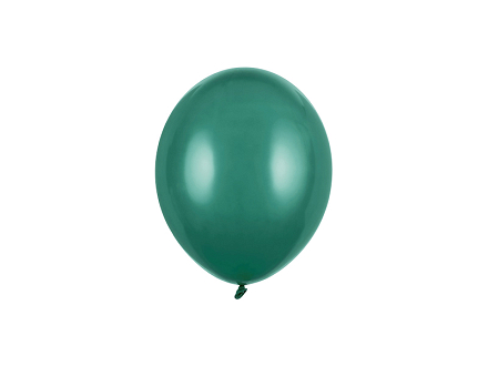 Ballons Strong 12 cm, vert bouteille pastel (1 pqt. / 100 pc.)