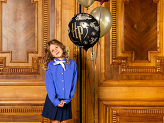 Balon foliowy Harry Potter Peron 9 3/4, 35 cm, bordowo-beżowy