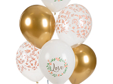 Balloons 30 cm, Love, mix (1 pkt / 6 pc.)