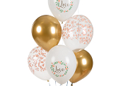 Ballons 30 cm, Love, mélange (1 pqt. / 6 pc.)