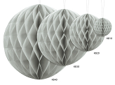 Honeycomb Ball, light grey, 30cm