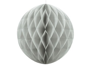 Honeycomb Ball, light grey, 40cm