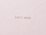 Guest Book, 20.5x20.5 cm, 60 pages