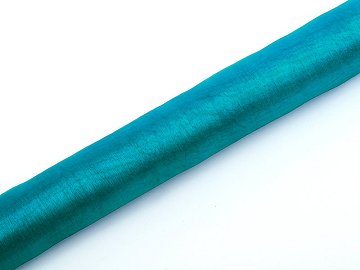 Organza Plain, turquoise, 0.36 x 9m (1 pc. / 9 lm)