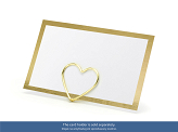 Place cards - Frame, gold, 9.5x5.5cm (1 pkt / 10 pc.)