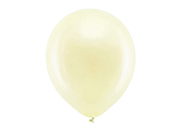 Rainbow Balloons 30cm metallic, cream (1 pkt / 10 pc.)