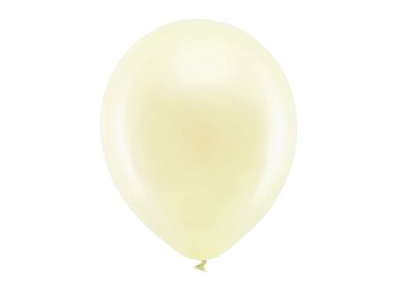 Rainbow Balloons 30cm metallic, cream (1 pkt / 10 pc.)