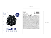 Ballons 30 cm, Pastel Black (1 pqt. / 10 pc.)