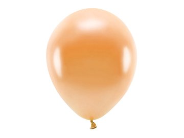 Balony Eco 30cm metalizowane, pomarańczowy (1 op. / 10 szt.)
