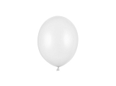 Ballons Strong 12cm, Blanc pur métallique (1 pqt. / 100 pc.)