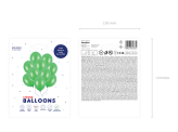 Strong Balloons 30cm, Metallic Bright Green (1 pkt / 10 pc.)
