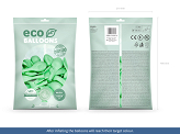 Ballons Eco 30 cm pastel, menthe (1 pqt. / 100 pc.)